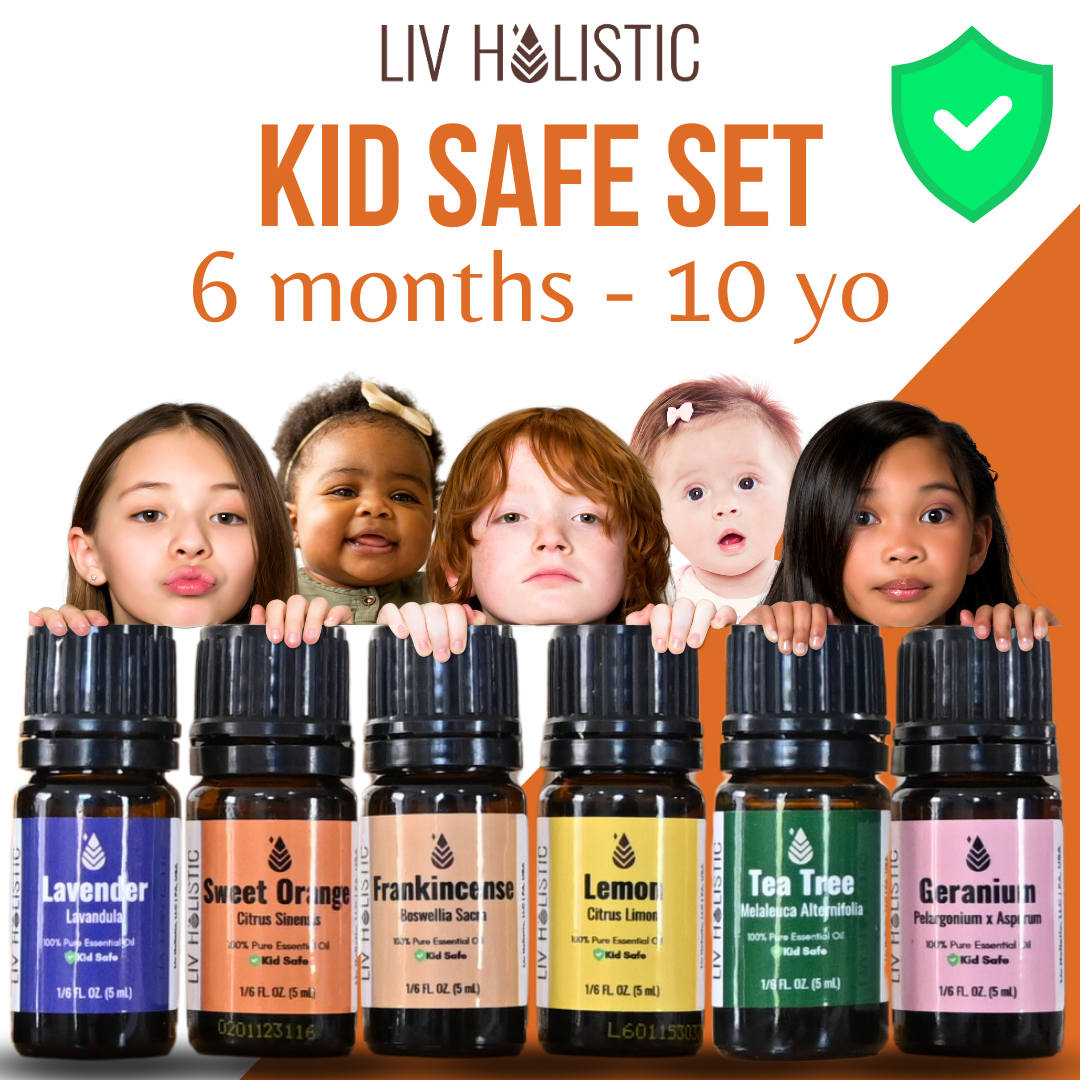 Kid Safe Essential Oil Set (5ml) — Liv Holistic